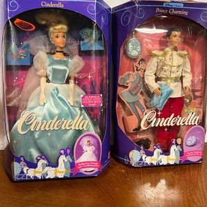 Mattel Disney’s Cinderella and Prince Charming dolls